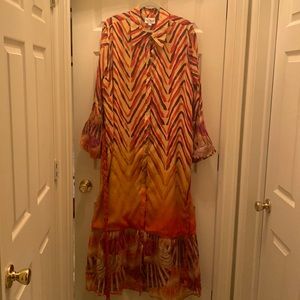 SJ Prahna Shirt Dress, Pre-love, wore one time. Smoke free environment, no pets.